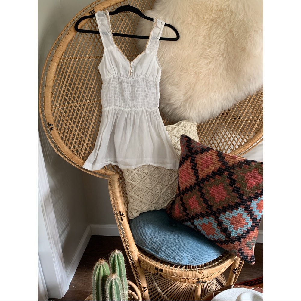 0 Free People Cotton Gauze Tank Top